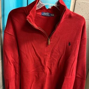 Red Ralph Lauren quarter zip